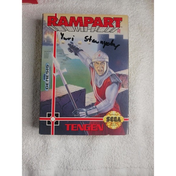 Rampart (Sega Genesis 1992) Cardboard Box Version - CIB Complete With Manual - Picture 10 of 11